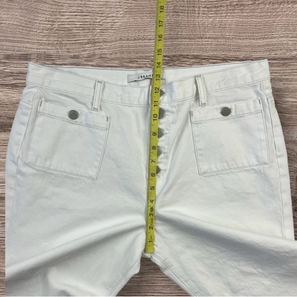 J Brand Joan High Rise Wide Leg Cropped Jeans Sz:32 - Picture 12 of 16
